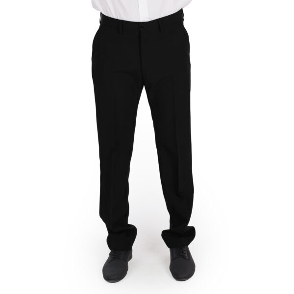 Pantalón negro hombre sin pinzas - SEDIFERENT UNIFORMES